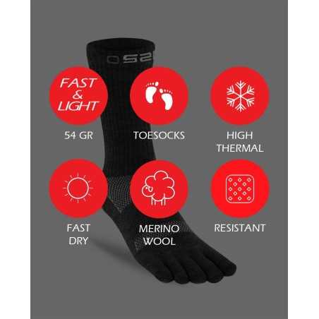 Merino Wool Toesocks