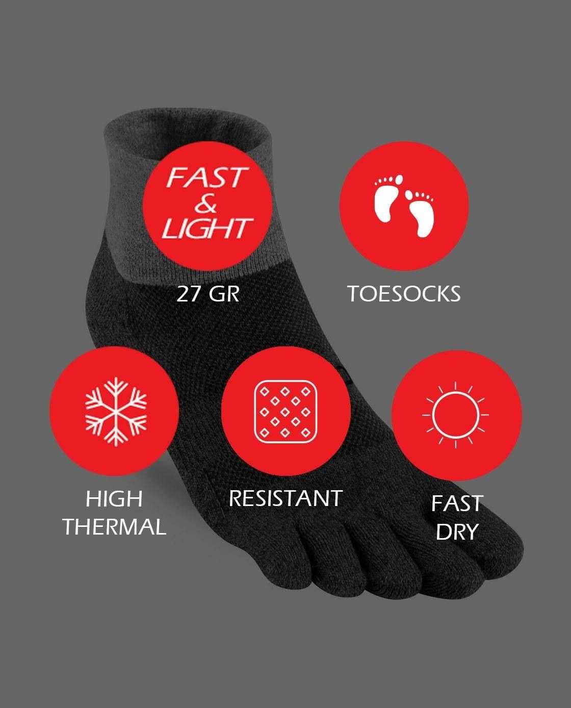Trail Midweight Cushion Toesocks