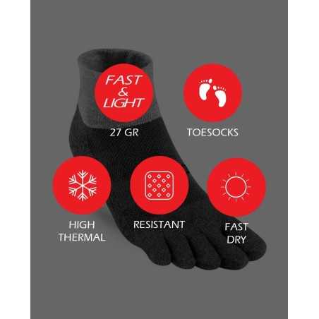 Trail Midweight Cushion Toesocks