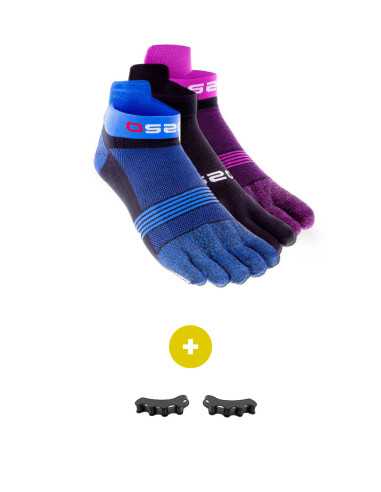 Pack x3 Toesocks RUN + Active Toes