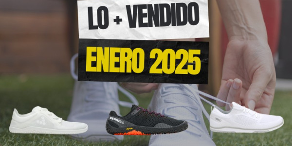 Lo más vendido de calzado barefoot en enero 2025