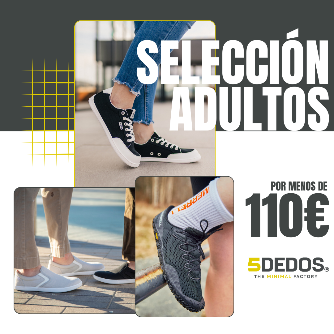 10  modelos de calzado barefoot adulto por menos de 110€