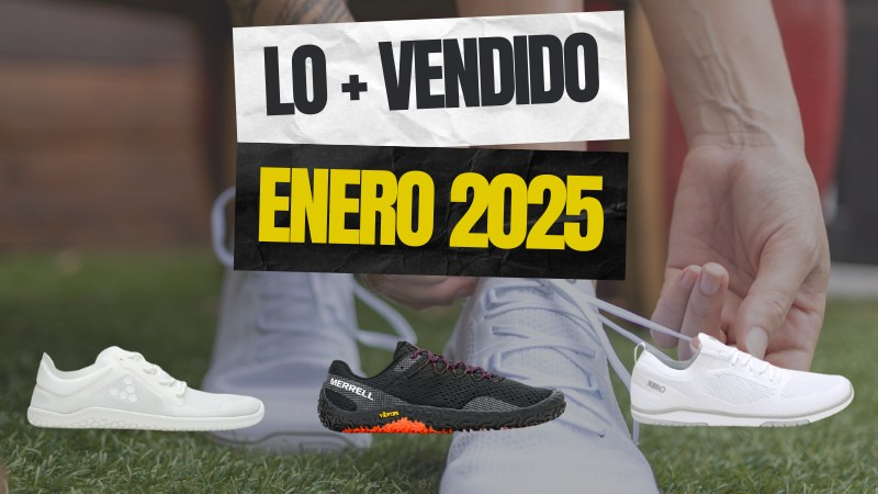 Lo más vendido de calzado barefoot en enero 2025